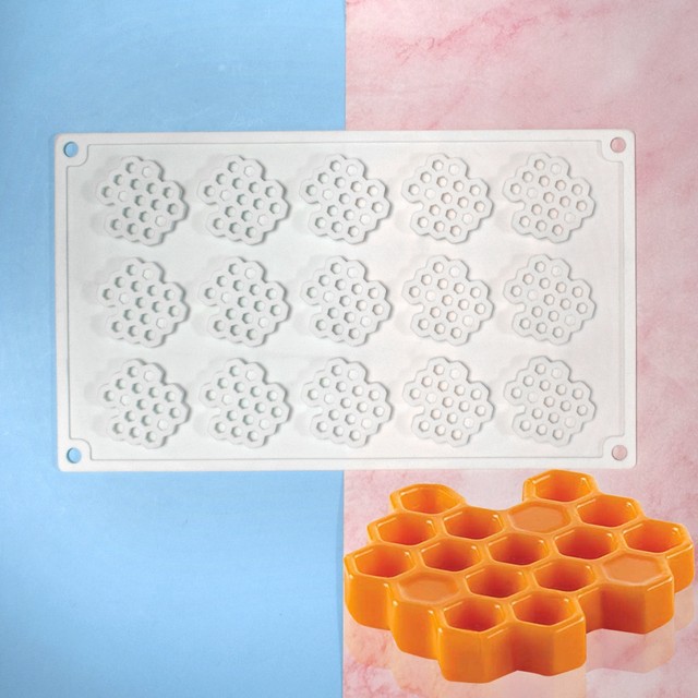 Silicone Honeycomb Mold, Silicone Pendant Mold, Silicone Mold Honey